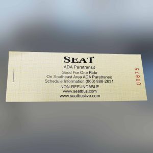 ADA Paratransit Ticket Book